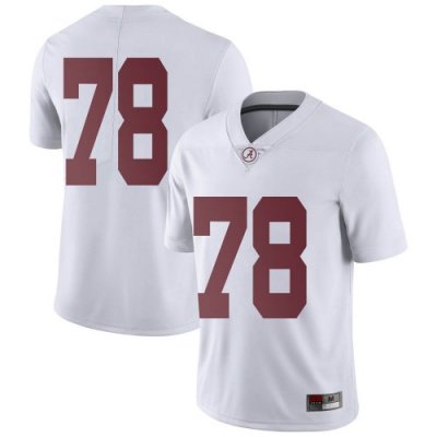 Men's Alabama Crimson Tide #78 Amari Kight White Limited NCAA College Football Jersey 2403NPJN5